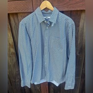 You Must Create Mens check Button Down Sz L